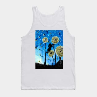 girl with dandelion tree Tank Top